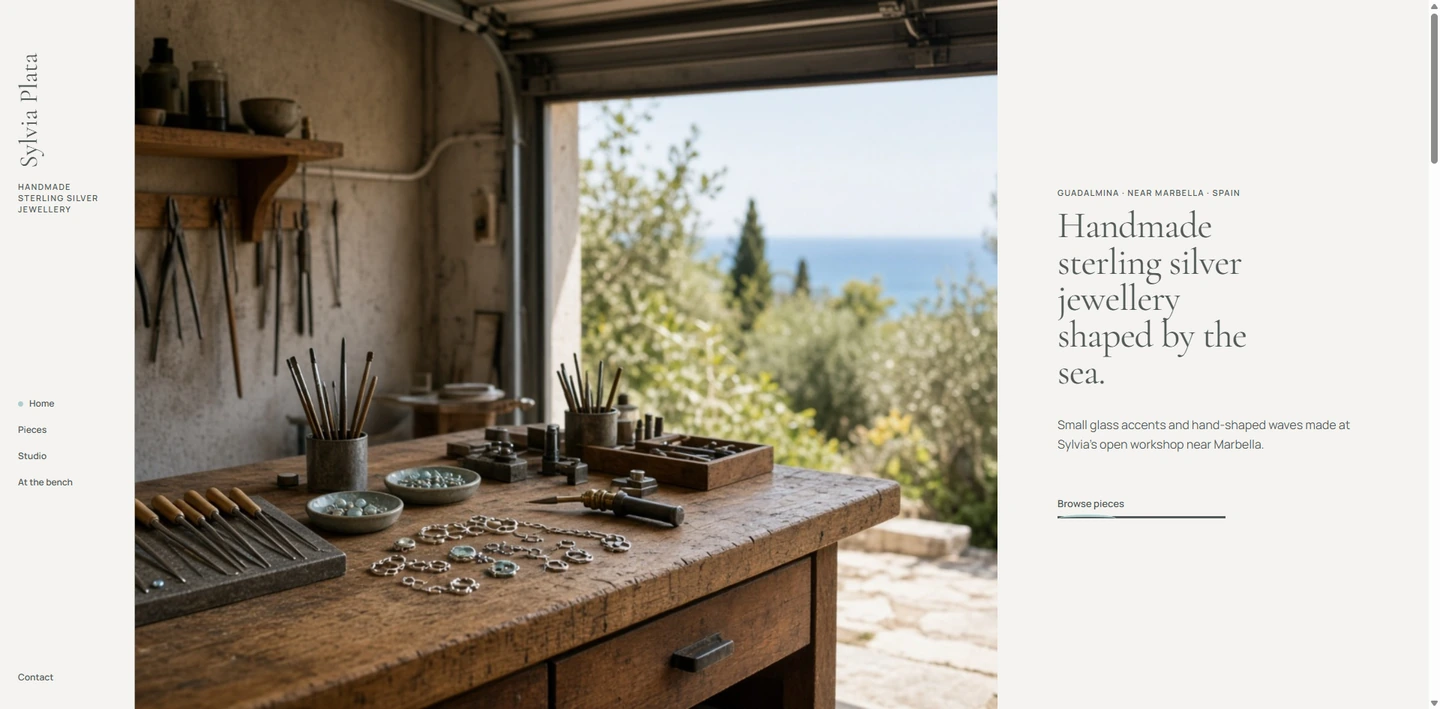 Sylvia Plata — Handmade silver jewellery