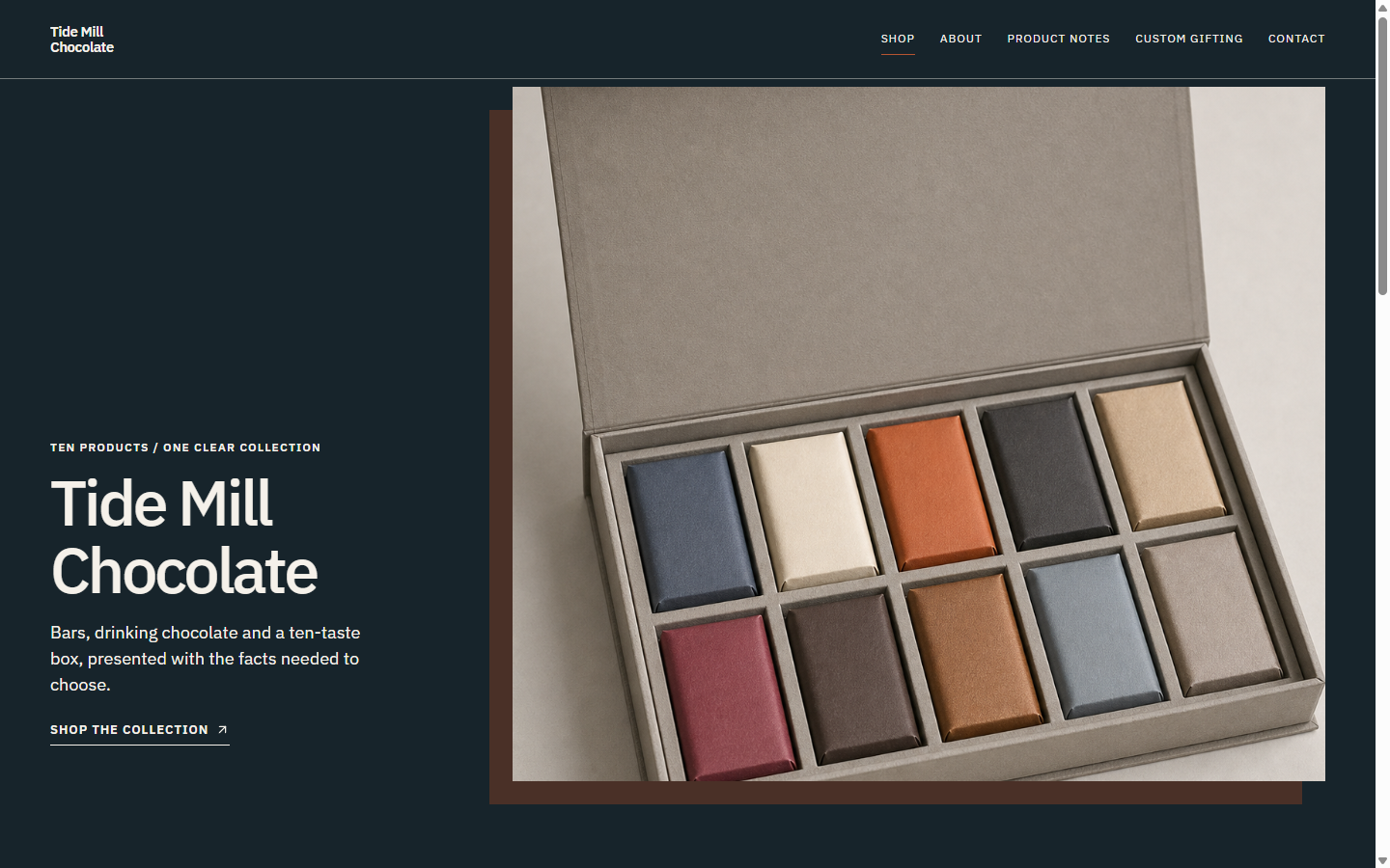 Tide Mill Chocolate — Boutique de chocolat